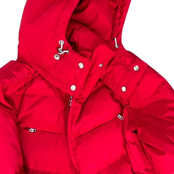 Bogner Goose Down Puffer Hooded Ski Jacket Red - Picture 11 of 11